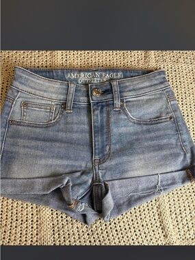 American Eagle Outfitters Light Blue Denim Shorts